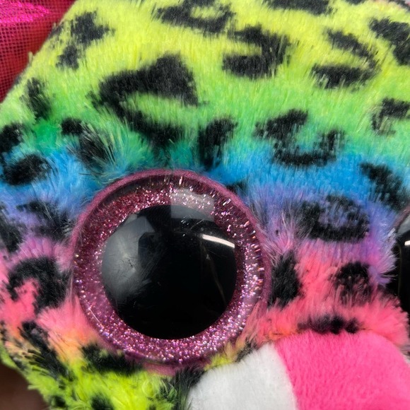 TY Silk Beanie Boos Dotty Leopard Plush Multicolor - Picture 3 of 8